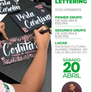 Taller de Brush Lettering Abril 2024