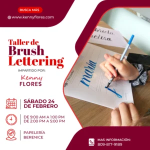 Taller de Brush Lettering Febrero 2024